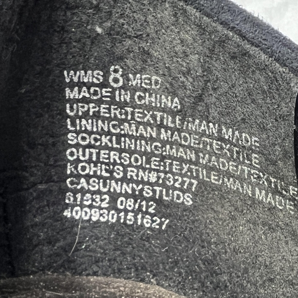 Candies CASUNNYSTUDS Open Toe Studded Heels Black US8 - Picture 5 of 6